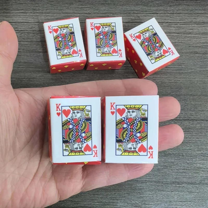 5PCS Mini Poker Playing Cards Festival Party Board Games For Teens Adults Travel Fun Juegos De Mesa Divertidos Para La Familia