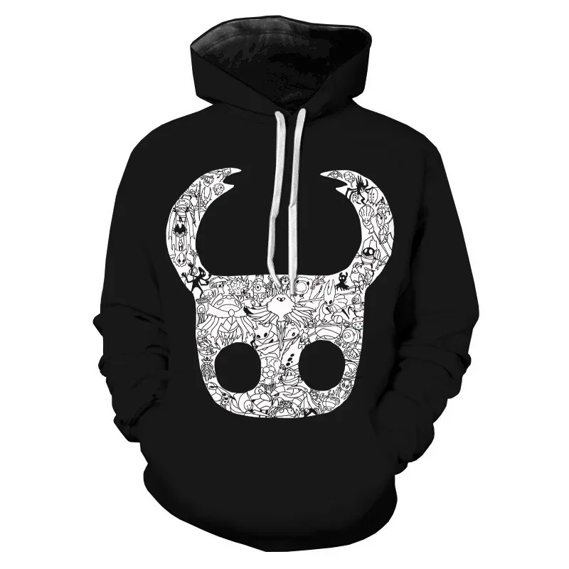 Hollow Knight Game 3D Print Hoodies Men Women Casual Fashion Oversized Sweatshirts Hoodie Harajuku Pullovers Tracksuit Clothing