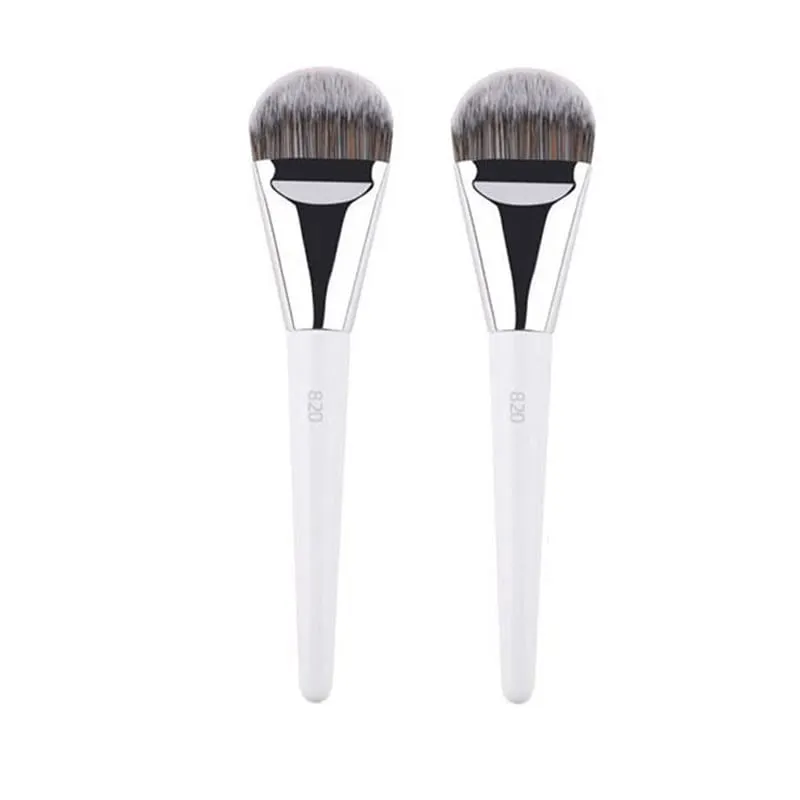 1pc White Powder Makeup Brushes 3D Liquid Foundation Base Make up Brush Eyeshadow blending Detail Face Eye Concealer Beauty tool