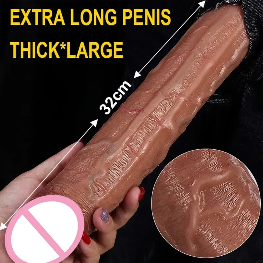 Huge Thick Realistic Dildo Big Penis Double Penetration Anal Plug Vagina Masturbator Fake Dick Adult Sex Toy for Women Sexuales
