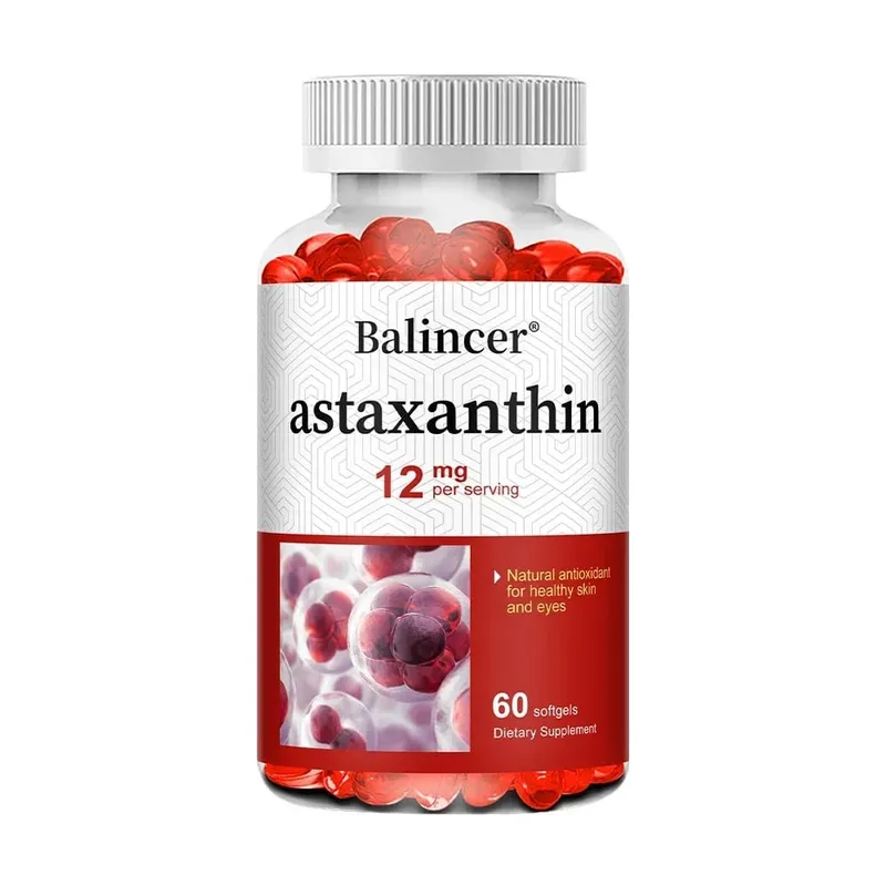 Asztaxantin 12 mg – Támogatja a szem egészségét, az ízületek egészségét, a belső keringést, a bőr egészségét, javítja az immunitást, javítja az emésztést