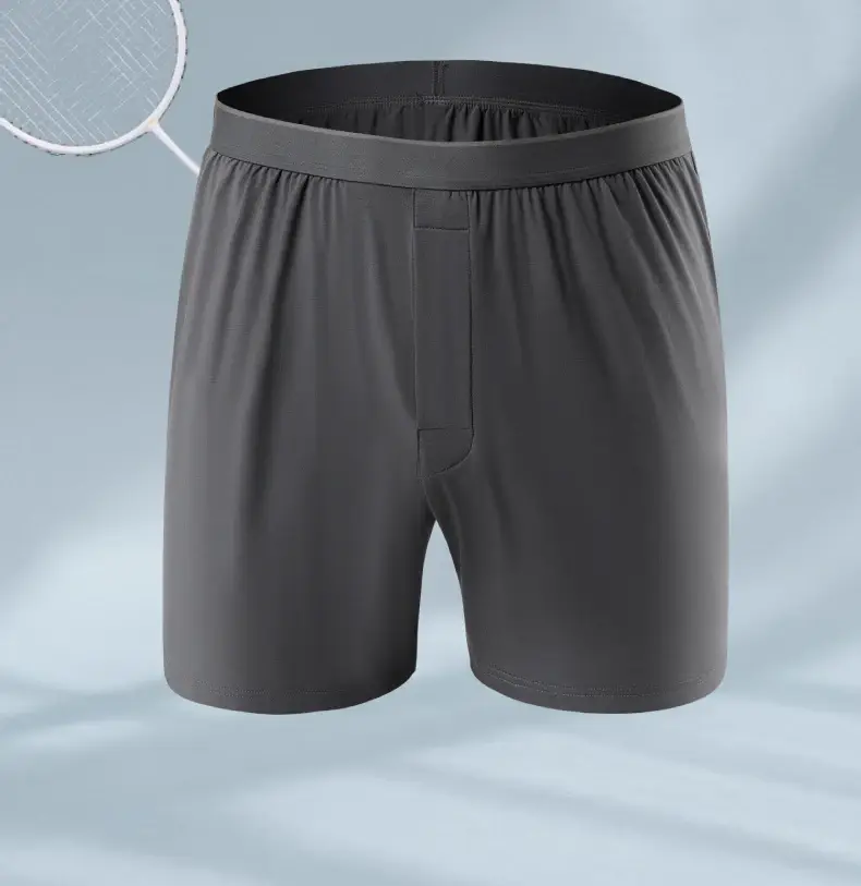 1/2Pcs Modal Mens Aro Pants Seamless Loose Solid Color Breathable Panties Elastic Underwear Boxer Shorts Homewear Underpants