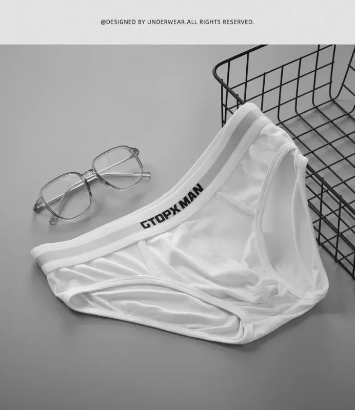3Pack Summer Single Layer Mens Underwear Low Rise Briefs para sa Mga Lalaki Elastic Comfort Fit Underpanties Ropa Interior Hombre — image 12