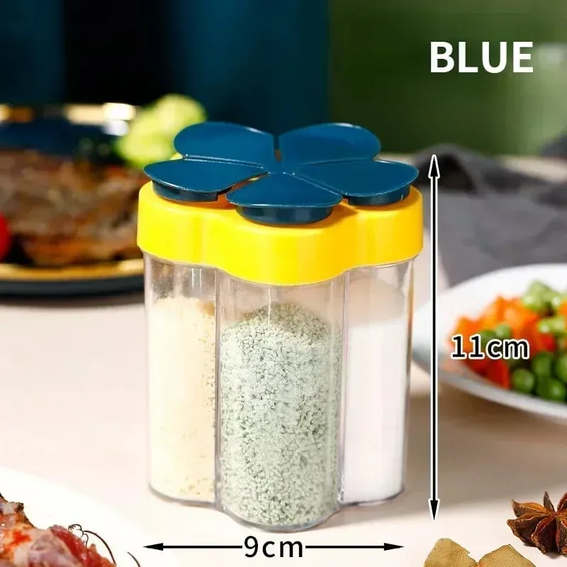 1 Pcs Seasoning Jar Plastic ContainerSeasoning Bottle Spice Organizer Outdoor Camping Seasonins Containers Kitchen Gadget Sets