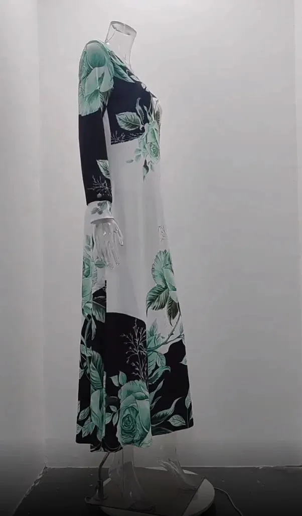 Women Loose Vintage Fashion Ruffles Befree Dress Large Big Lace Sexy Sexy Summer Boho Casual Evering Party Elegant Maxi Dresses