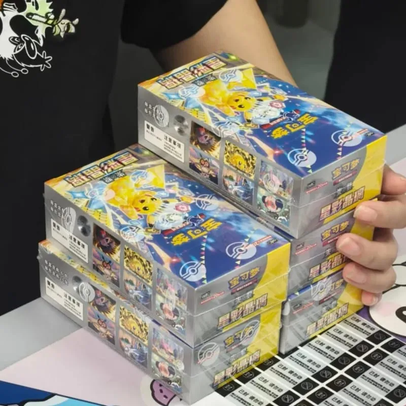 New Arrival Original PokéMon Trading Card Game Booster Pack Coin Set 17.0 Stellar Crystal Ex Collection Cards Birthday Gift