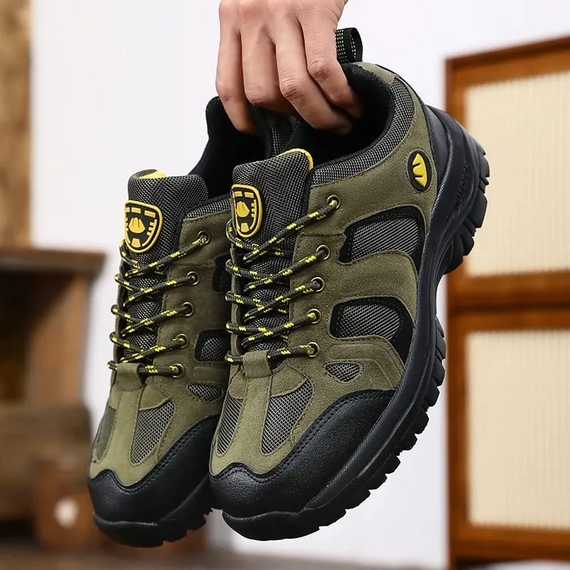 Outdoor Hiking Shoes for Men Anti Slip Wear-resistant Hiking Sneakers 2026 New Comfortable Breathable Durable Camping Mens Shoes
