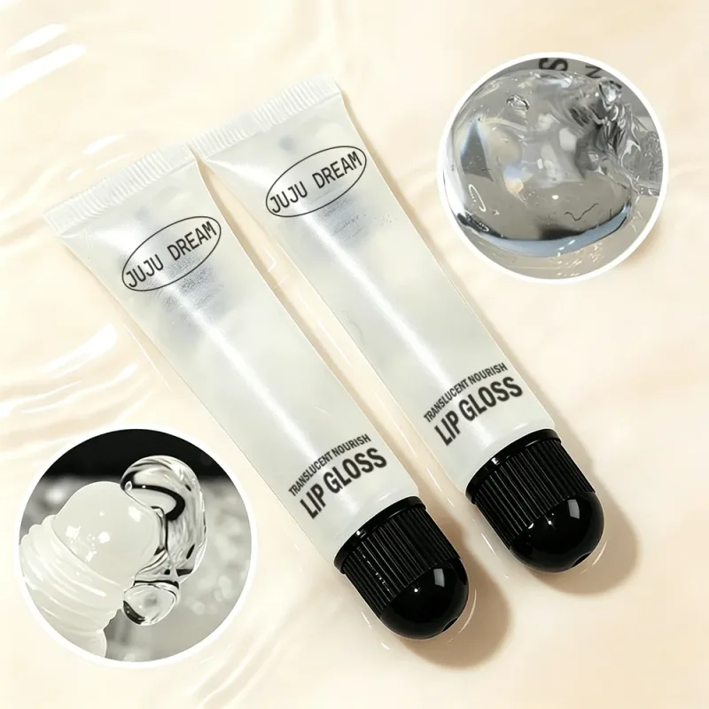 Brillant à lèvres nourrissant clair, baume hydratant pour lèvres sèches, finition brillante en verre longue durée, maquillage pour les lèvres brillant à porter seul