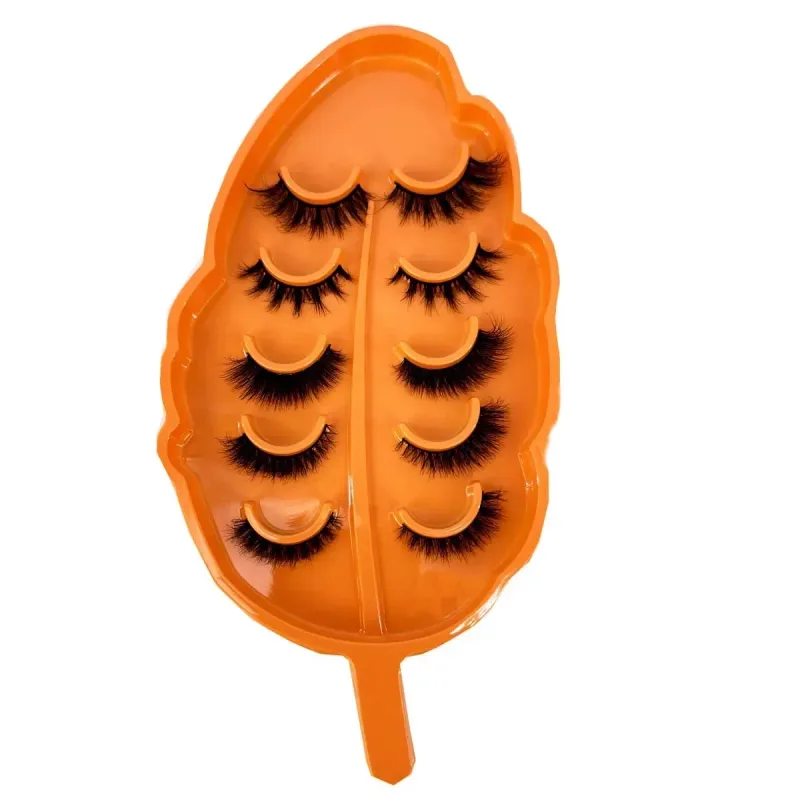 NEW Cat/Fox Eye Effect 5pairs Messy Fluffy Volume Eyelashes6D Super Fluffy Wispy Mink Eyelashes Dramatic Lashes Eyelash