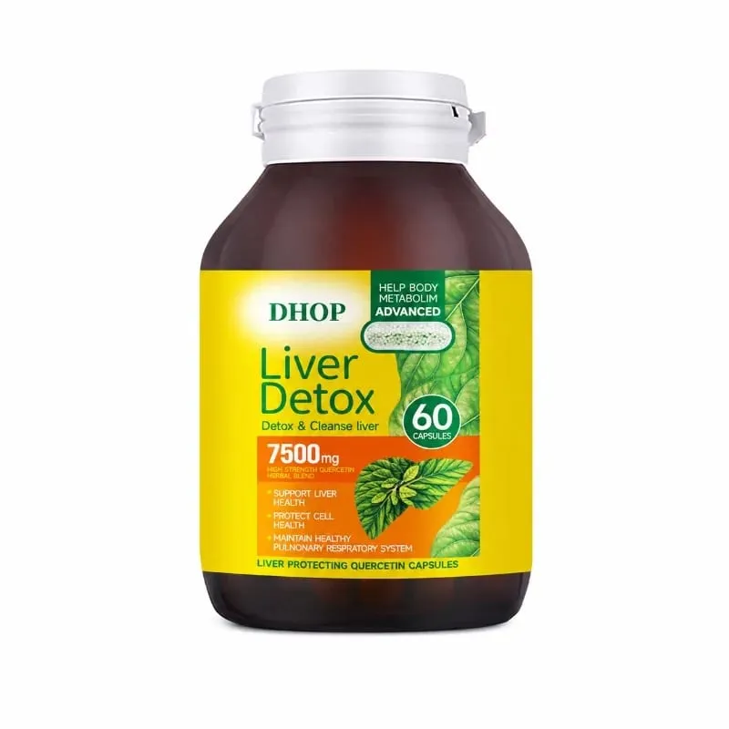 Quercetin Capsules 60 Count with Curcumin and Milk Thistle Extract Support Liver Detoxification and Maintain Respiratory Health