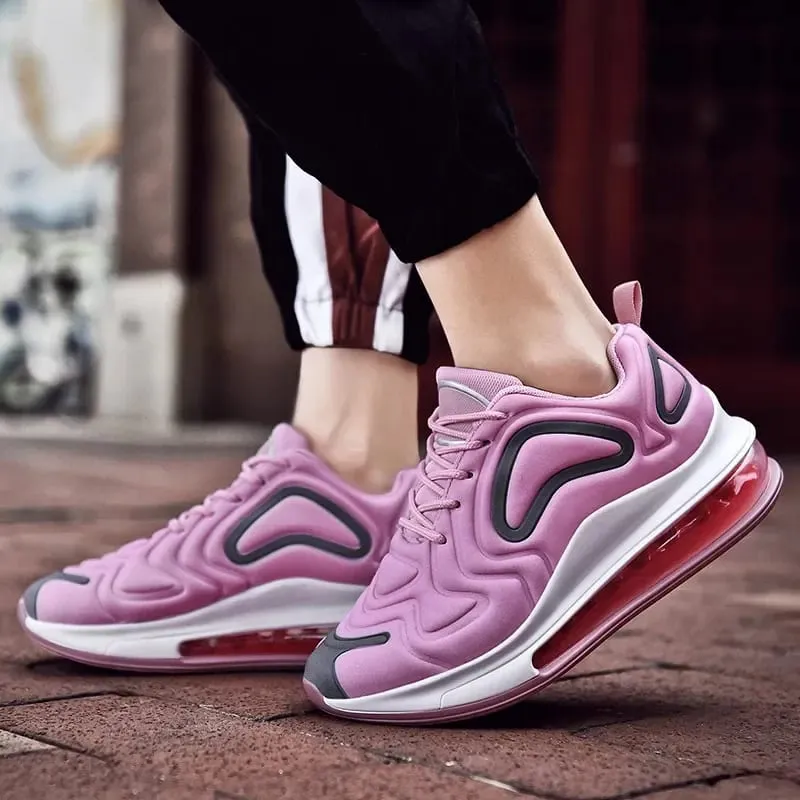 2026 New Men's Low-Top Running Shoes Fashionable Casual Sports Sneakers Large Size Couples Shoes Air Cushion Mesh Upgraded