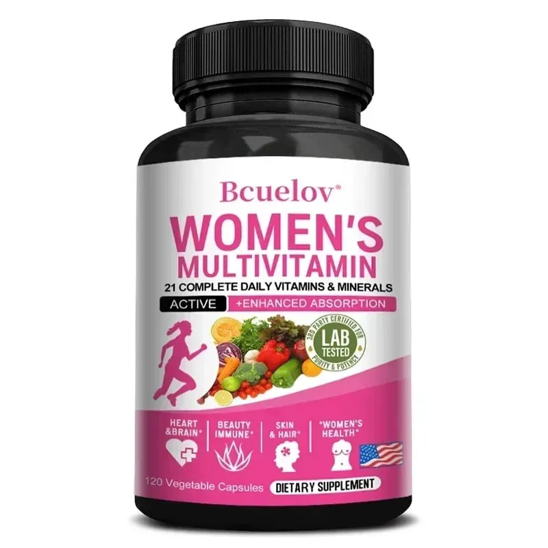 Multivitamin Minerals Capsules Zinc & Vitamin ACEDK Improve Immunity Healthy Hair & Skin & Nails for Women