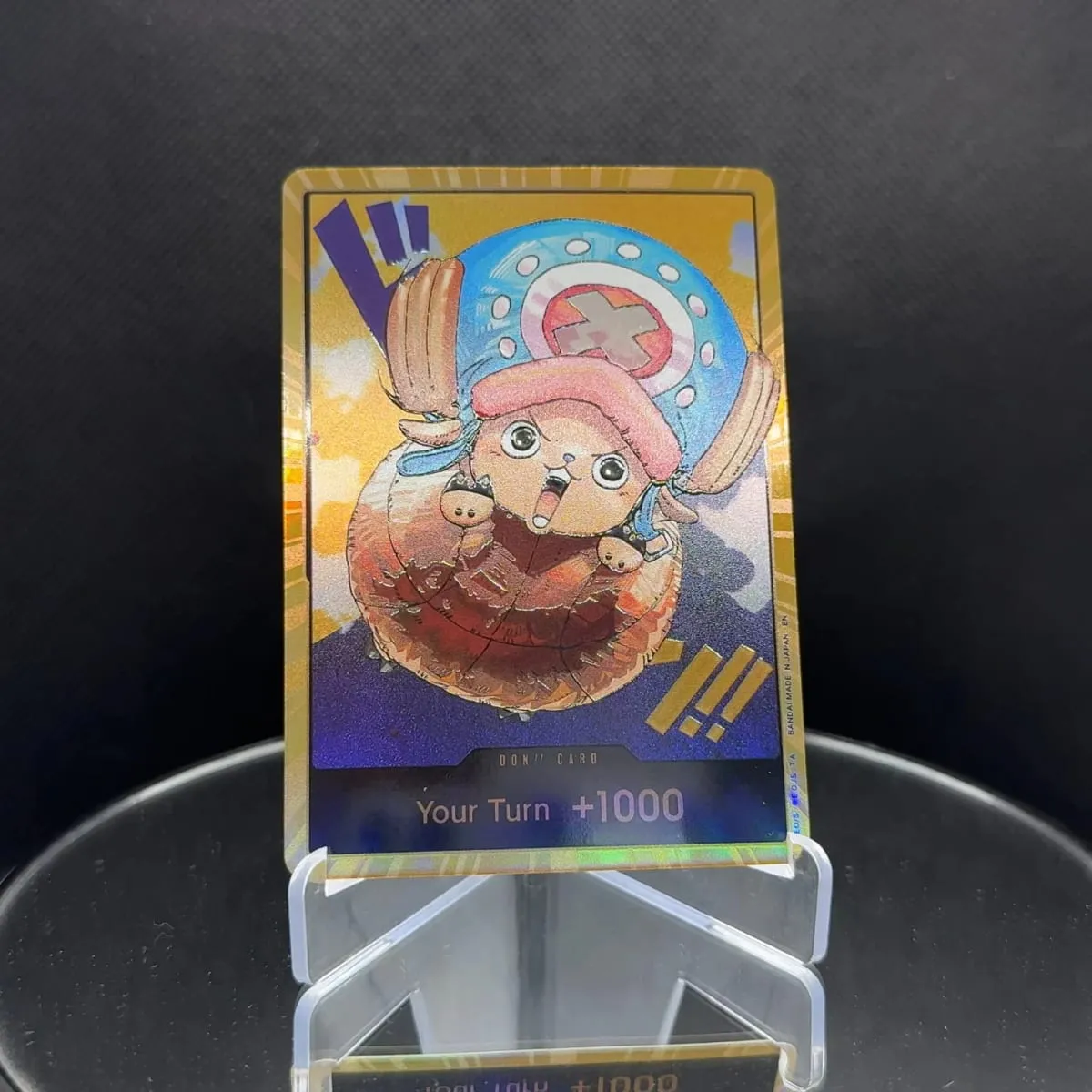 One Piece OPCG English Golden Holographic 3D Textured DON card Straw Hat Crew x Lakers DON card Anime Collectible Cards