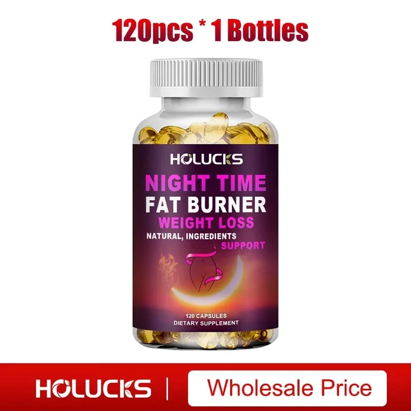 Night Time Weight Loss Capsules - Advanced Weight Loss Supplement - Fat Burners - Belly Fat Burner - Appetite Suppressant