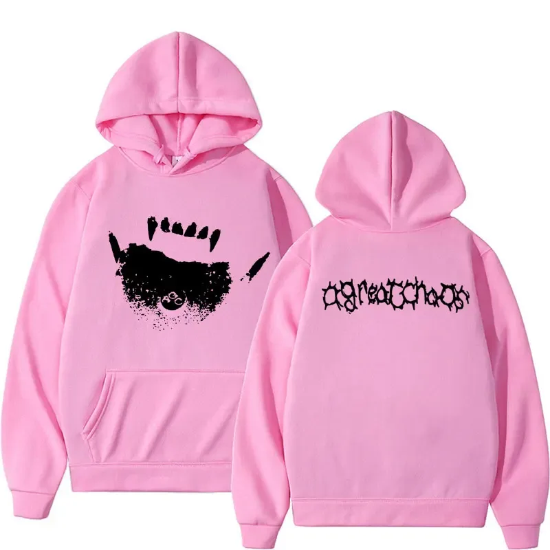 Ken Carson AGC Actual Hate Teen X Vamp Hoodie Harajuku Fashion Trend Y2K Sweatshirts Men Women Chaos Opium Merch Hoodie