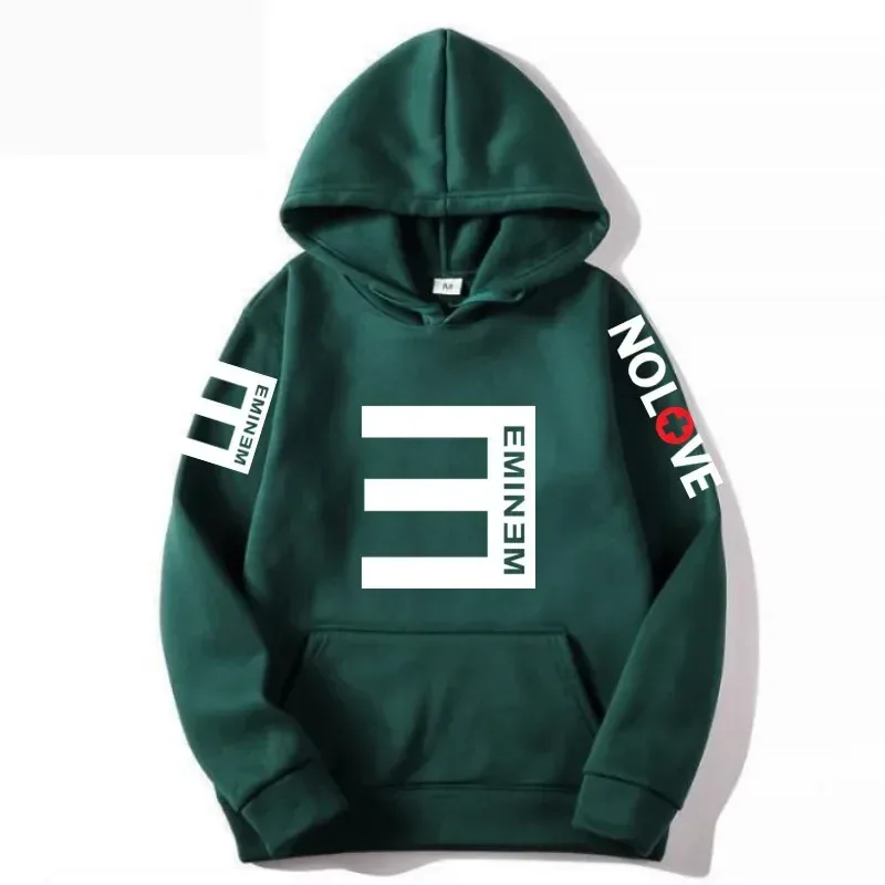 Eminem “No. 3” Tour Hoodie — Hip-Hop Streetwear / Unisex Harajuku-Style Sweatshirt (Autumn/Winter)