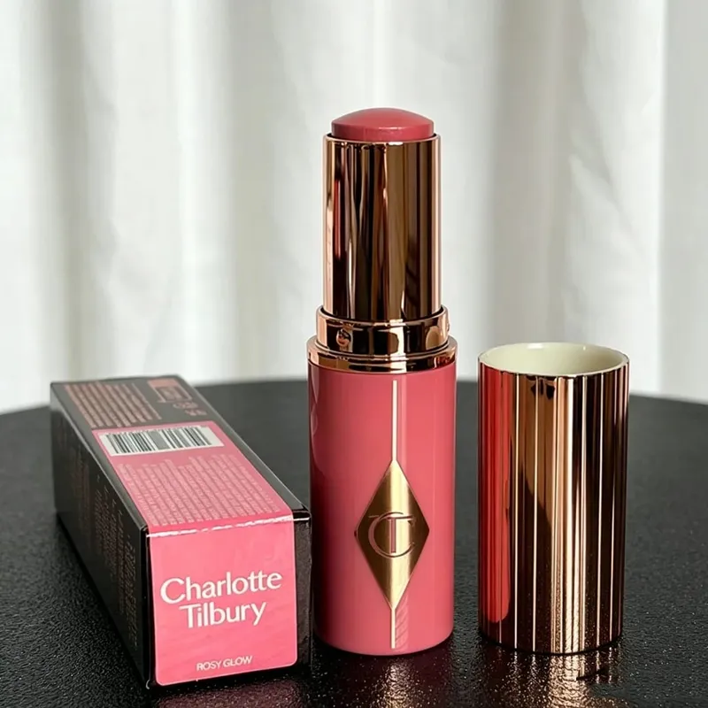 Charlotte Tilbury 4D forlængende mascara til volumen af ​​vipper Vandtæt, svedfast og cremet Blush Stick Rosy Cheek Let at blande