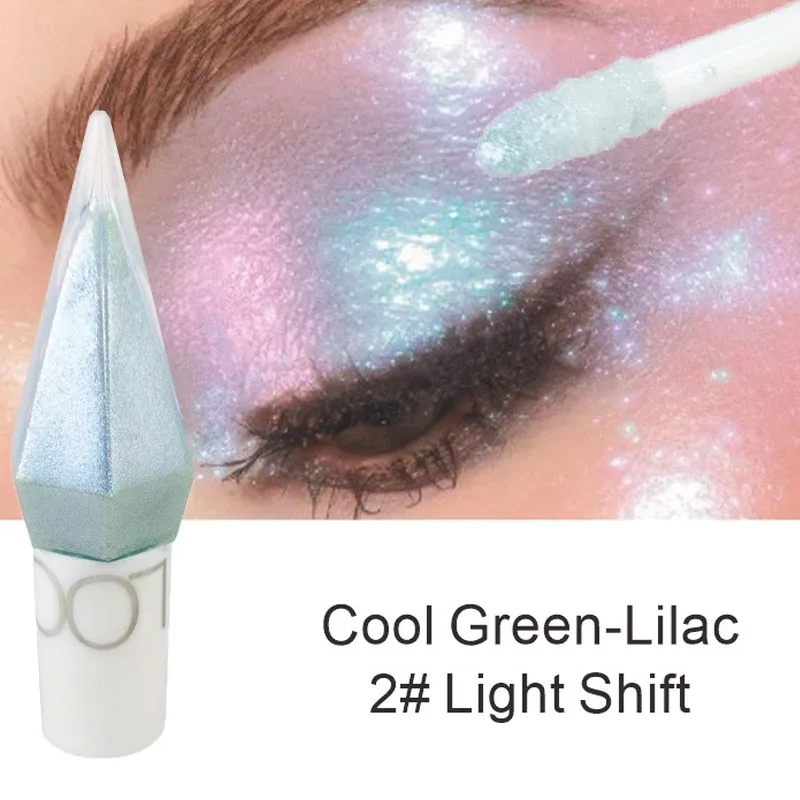5Color Waterproof Chameleon Liquid Eyeshadow Shiny Long-Lasting Mini Sparkling Eye Shadow Metallic Pink Purple Stage Eyes Makeup