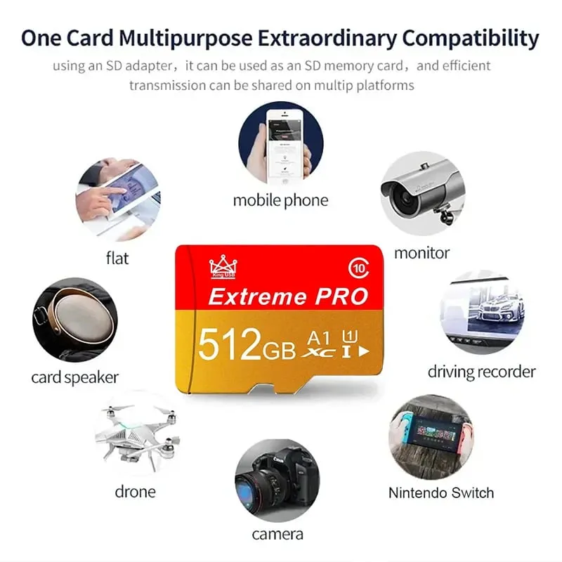 信頼性の高いメモリカード 16GB / 32GB / 64GB / 256GB およびマイクロ SD カード SD カード TF カード高速読み取り書き込みクラス 10 セキュリティカメラ用