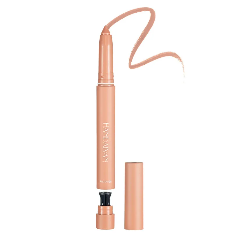 12 farver Pink Velvet Matte Lipstick Pen Lip Liner Blyant Vandtæt Langvarig Ikke let at falme Plumpe læber Crayon Makeup Tint — image 9
