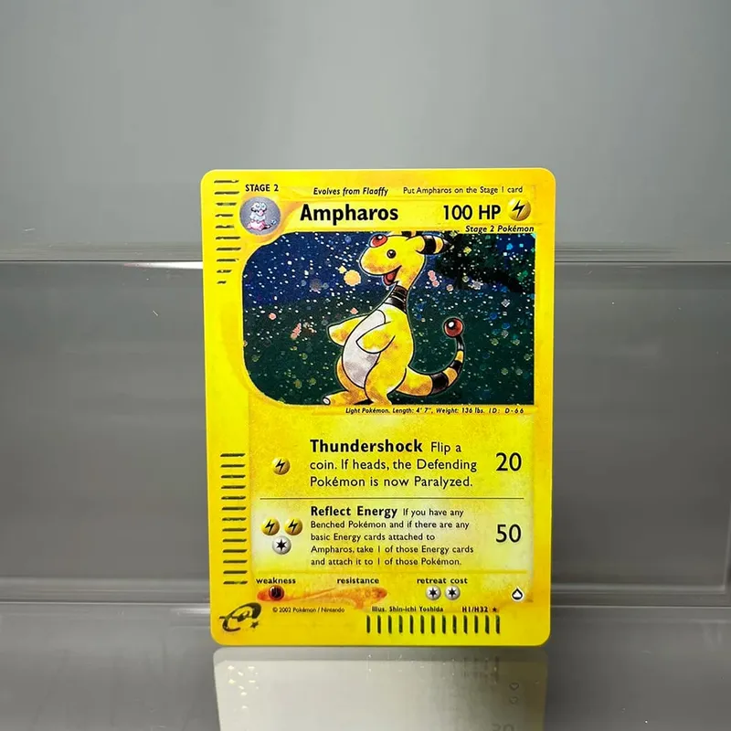 PKM-Karten Steelix Alakazam Scizor Einzelfolienkarten Raichu Slowking Game Collection-Karten PTCG-Ersatzkarten Aquapolis-Serie