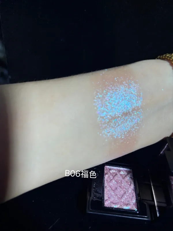 Coldnwild Monochrome Eye Shadow Glitter Fine Shimmer Purple White Blue Clear Sheer Satin Finish Eye Makeup