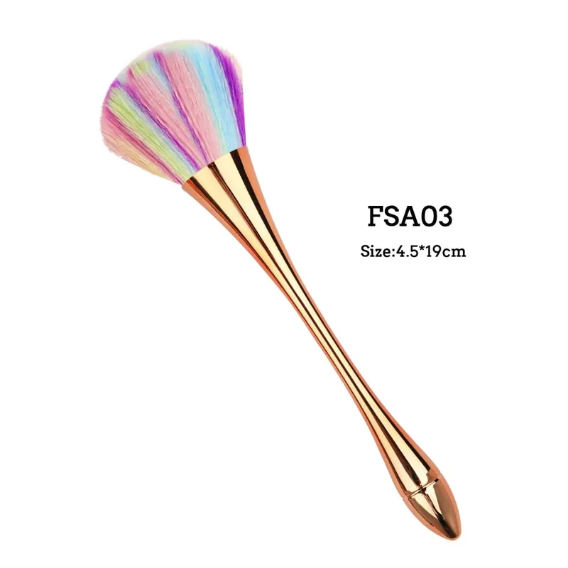 1Pc Fashionable Nail Art Dust Brush Perfect for DIY Nails Reusable Makeup Brushes Wholesale