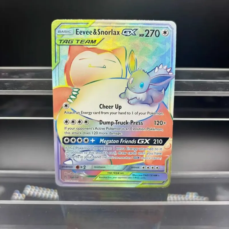DIY Collection Cards Zekrom Umbreon Espeon Mewtwo GX EN Self Made Single Card Classic Game Anime Card Gift Toy