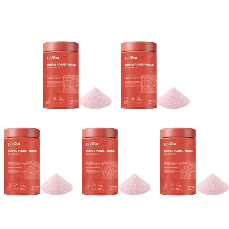 Docteat Triple Power Build Creatine Powder with Creatine HCL Creatine Monohydrate Electrolyte Hydration Blend 30 Servings — image 11