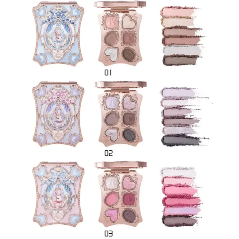 Flowerknows Knight Jednorožec Bunny Garden Dárková sada Blush Little Angel Zvýrazňovač očních stínů Paletka All-in-One Make-up Kit Box na obličej — image 4