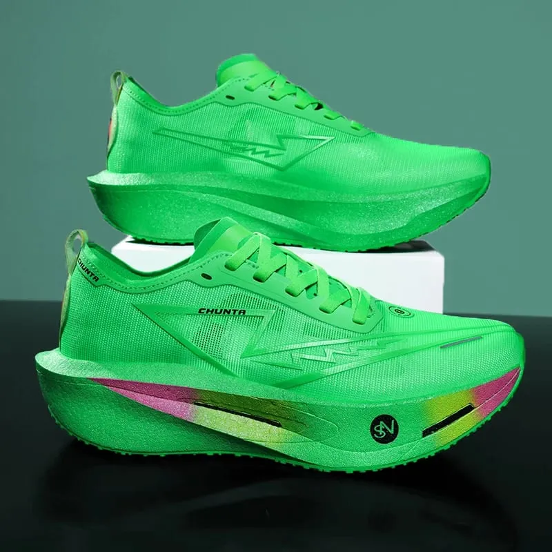 Running Shoes Men Carbon Board Marathon Speciality Sports Breathable Lightweight Women's Comfortable Athletic Sneakers