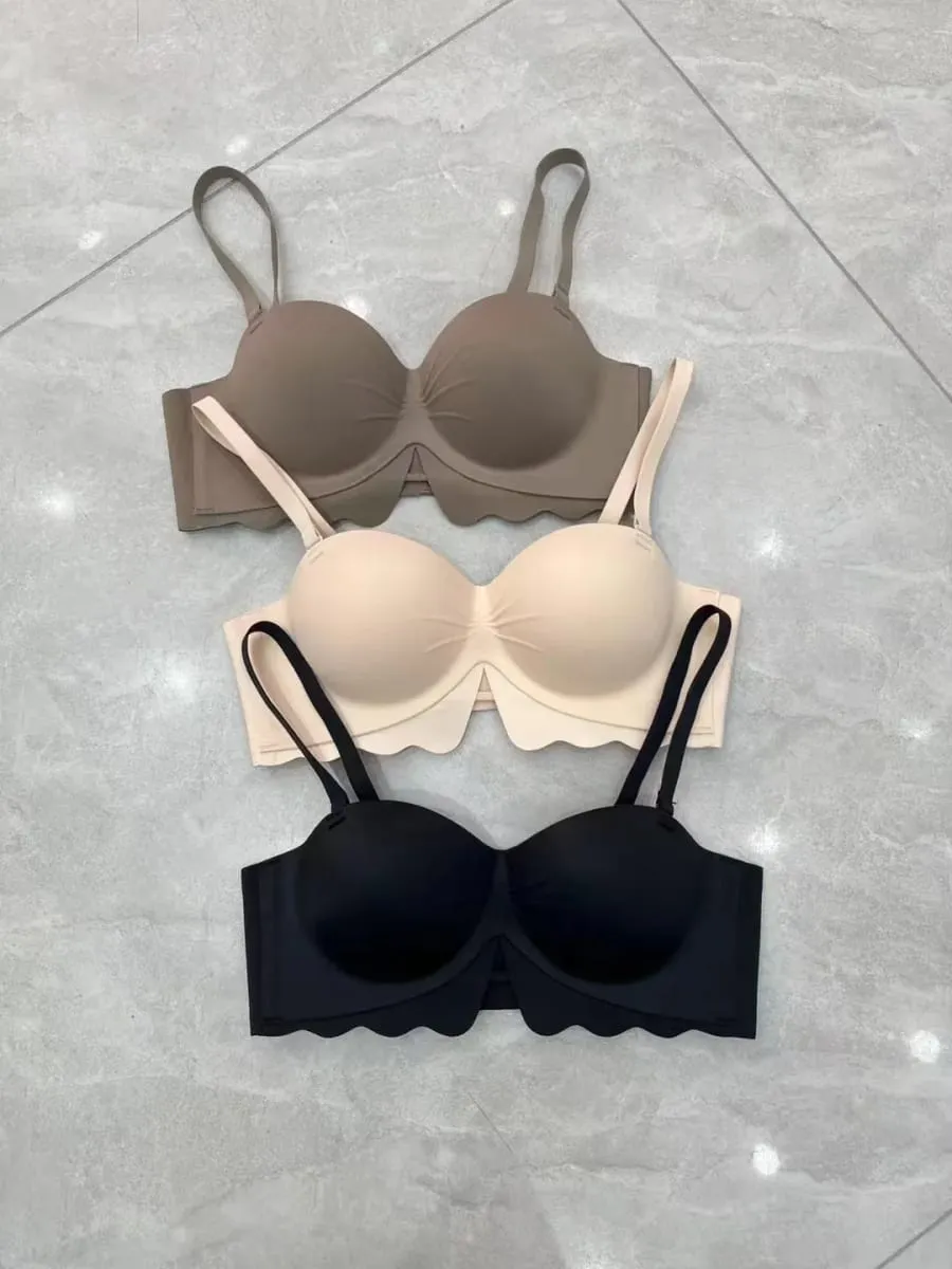 Sexy Seamless Push up Bra No Underwire Small Breast Gathering Anti-sagging Comfortable Lingerie for Women