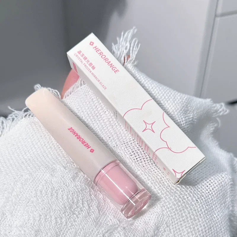 Jelly Lip Gloss μακράς διαρκείας Mirror Water Lip Glaze Έγχρωμο ενυδατικό κραγιόν Κρυστάλλινο λαμπερό κραγιόν με λαμπερή απόχρωση χειλιών Κορεάτικο μακιγιάζ φροντίδας χειλιών