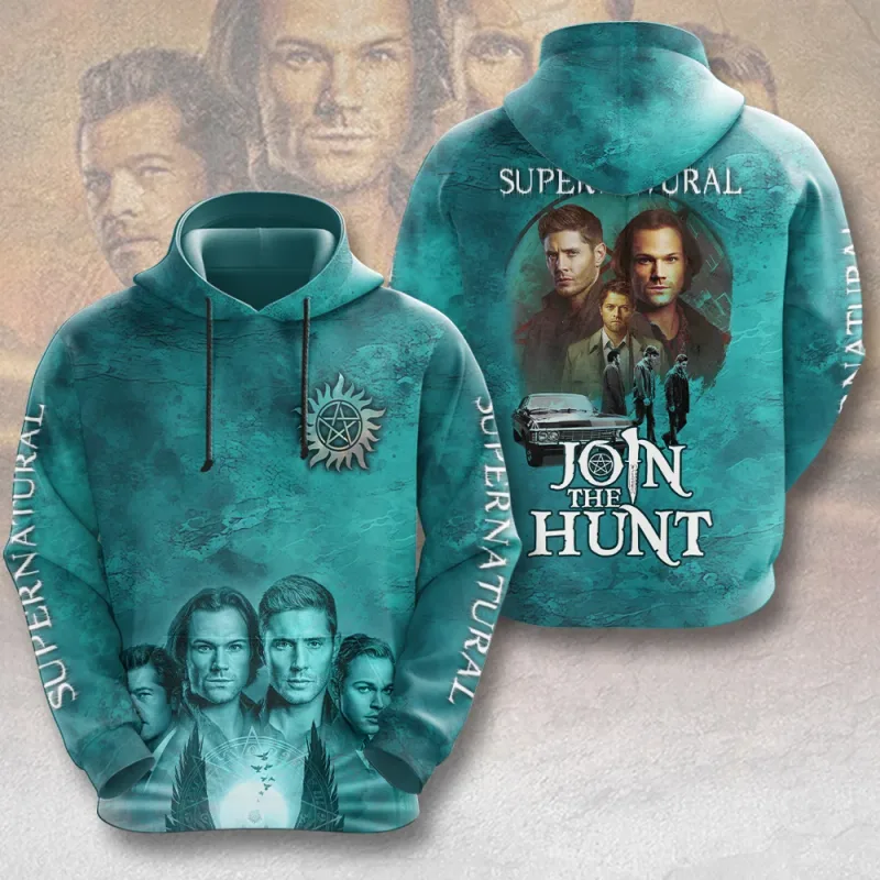 Supernatural TV Series 3D Print Hoodies Men's Women Casual Streetwear Hooded Sweatshirts Pullover Harajuku Y2k Coat Man Clothing — image 5
