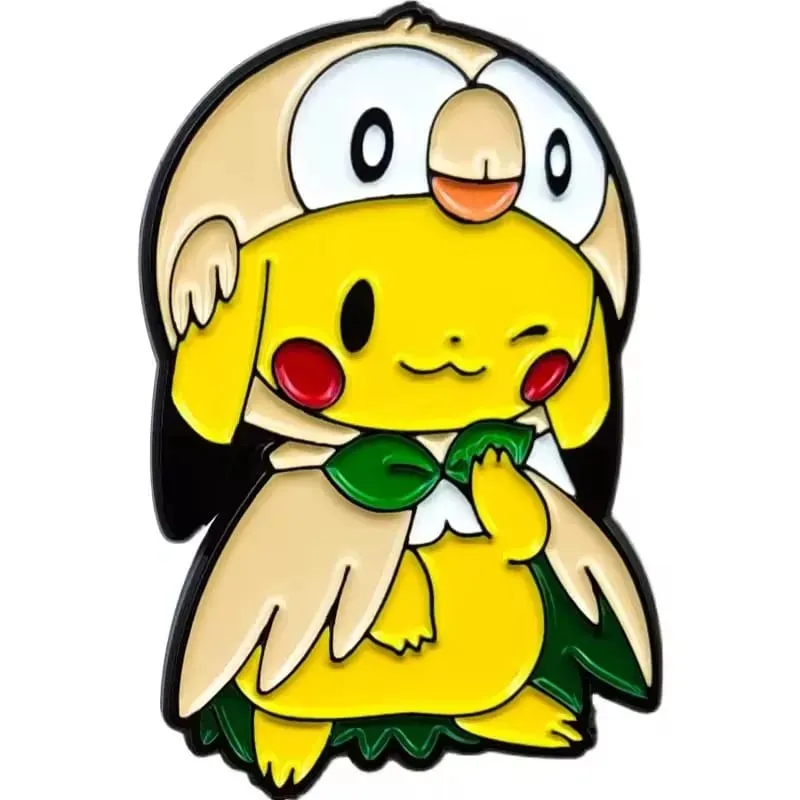 Cute Cartoon Pokemon Pikachu Lapel Pins for Backpack Enamel Pin Badges Brooch for Clothes Fashion Jewelry Holiday Gifts