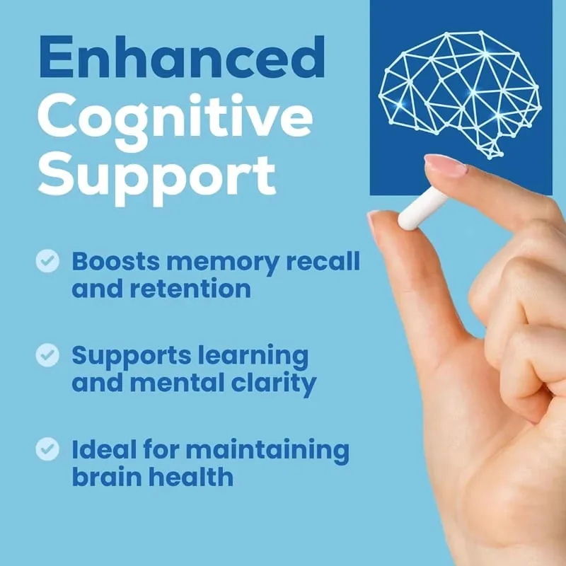 Magnesium L-Threonate Supplement Support Brain Health Nerve Function Muscle Strength Relieve Stress for Deep Sleep — image 4