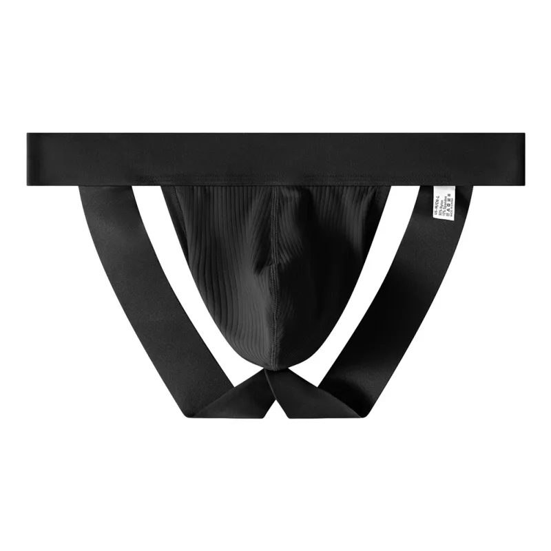 Seluar Dalam Lelaki Seluar Dalam Sutera Ais Pouch Seluar Dalam Pinggang Rendah Seluar Dalam Punggung Terbuka G Strings Tali Jock Kapas Berkualiti Tinggi