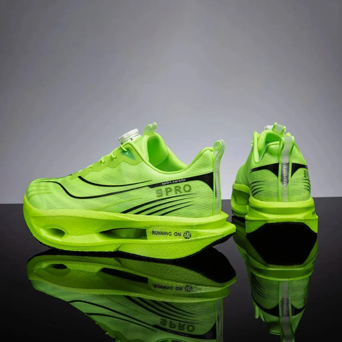 Carbon Plate Marathon Running Shoes Men Women Sports Sneakers Breathable Lightweight Comfortable Athletic Shoes