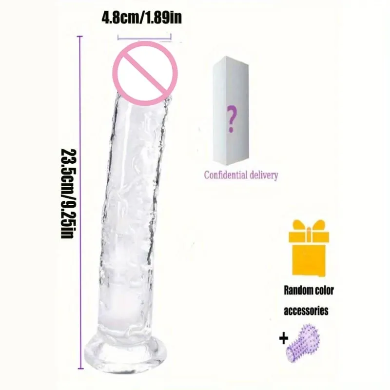 7 Sizes Realistic Clear Dildo XL Silicone Penis with Suction Cup Plugs for Women Masturbation Anal Adults Gay Sex Toys 18 G-spot