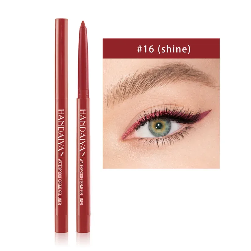 20 Colors Matte Eyeliner Waterproof Long Lasting Gel Liner Easy To Use Rotatable Eyeliner Colorful Eye Liner Eyes Makeup Tools