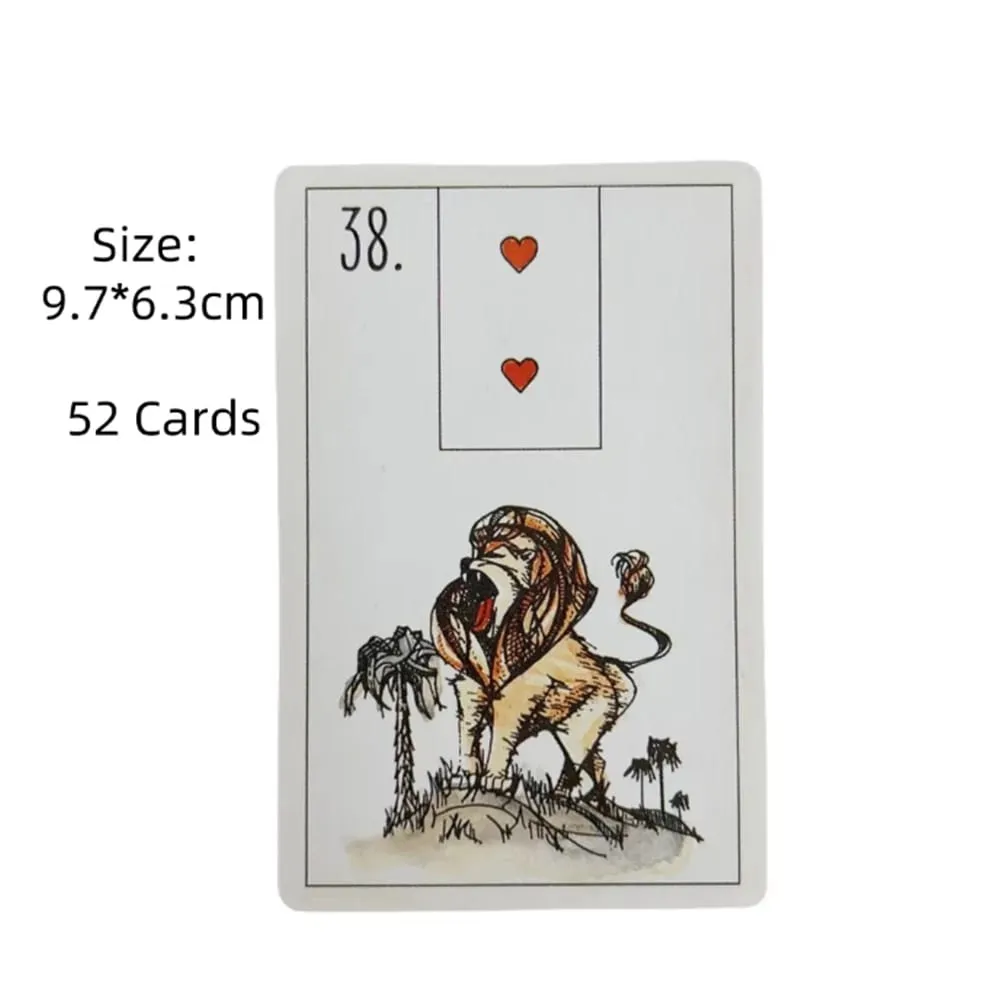 Maybe Lenormand Oracle Cards Deck For Family Party High Quality Fortune Telling Divination Tarot Deck Cards