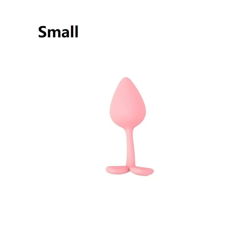 Silikone Anal Perler Butt Plug Sæt Mini Small Medium Large Anal Plug Four Leaf Clover Anal Trainer Sexlegetøj Mænd Kvinder Homoseksuelle