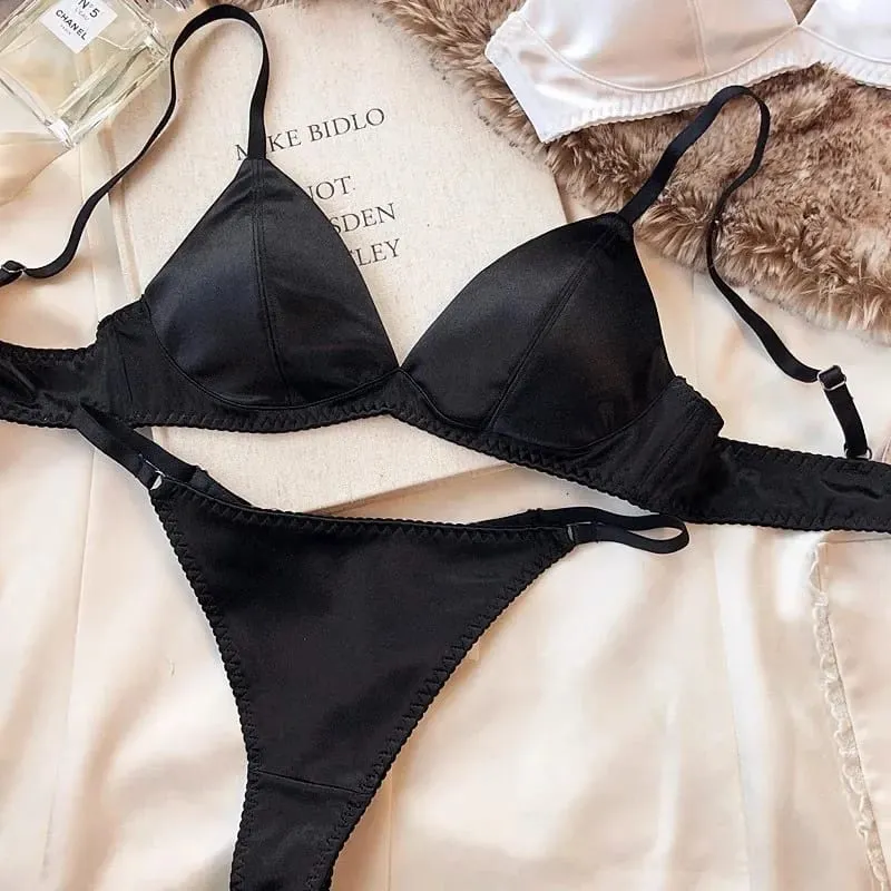 Phụ Nữ Gợi Cảm Nóng Quần Lót Tam Giác Áo Cúp Ngực Bộ Ngực Nhỏ Top Hỗ Trợ Áo Ngực Thoải Mái Push Up Bra Thoáng Khí Liền Mạch — image 9