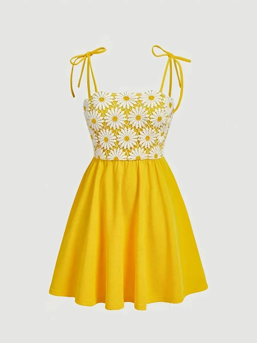 Dresses for Women Summer Spaghetti Strap Women Dress Slim Embroidery A-LINE Dress Women Vestidos De Verano Mujer