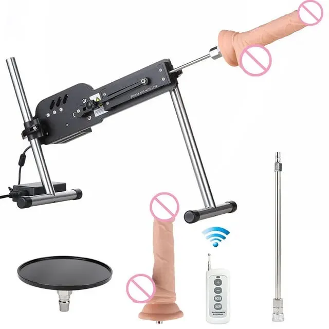 Máquina sexual mejorada con Control remoto, máquina de amor súper silenciosa, Ultra ajustable, Vac U Lock, 30db, 70W, con Big D gratis