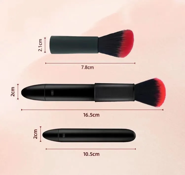 Electric Loose Powder Brush Multifunctional Quick Makeup Brush Blush 10 Gears Vibration Rechargeable Makeup Brush Tools