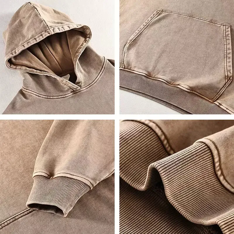 Anime Levi Hoodies Vintage Washed A-Attack on Titan Hoodie Casual Manga Yeager Eren Kapuzenpullover Titan Attack Pullover