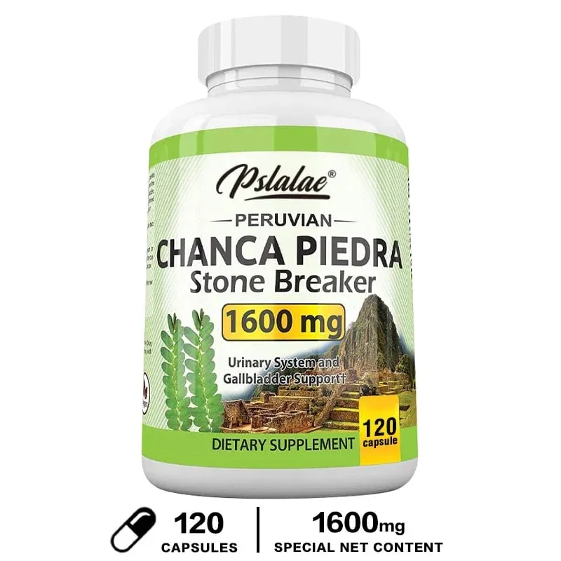 Chanca Piedra-Kapseln 1600 mg – Unterstützung der Harnwege, gentechnikfreies Nahrungsergänzungsmittel, Zerkleinerung von Nierensteinen