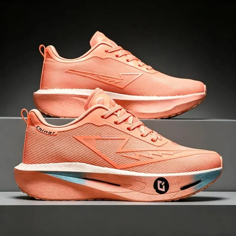 Athletic Running Shoes Men Carbon Board Marathon Outdoor Sports Shoes Breathable Lightweight Women's Comfortable Casual Sneakers