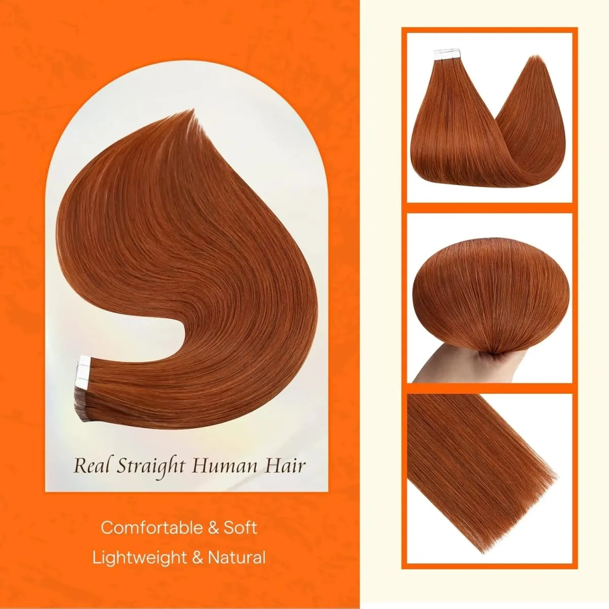 [Nova cor] fita de brilho completo em extensões de cabelo humano brasileiro remy extensões de cabelo reto 20 peças 50g para mulheres